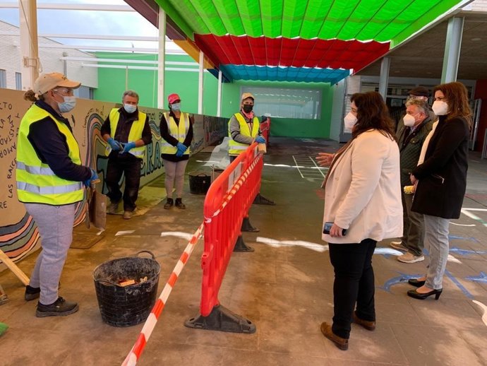 Obras del PFEA en Benahadux (Almería).