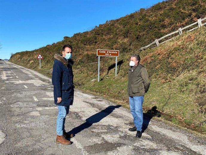 Alvaro Queipo, a la izquierda