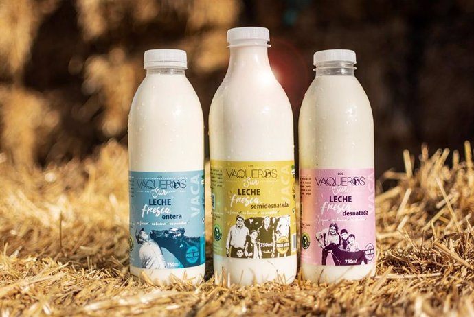 Nueva leche de kilómetro cero de Lidl 'Vaqueros del Sur'