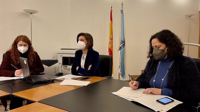 La conselleira de Medio Ambiente, Ángeles Vázquez, participa en una reunión por videoconferencia con el comisario europeo de Medio Ambiente, Virginijus Sinkevicius