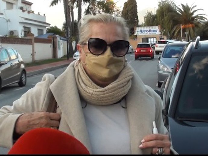 Mayte Zaldívar llega a casa junto a su pareja Fernando Marcos