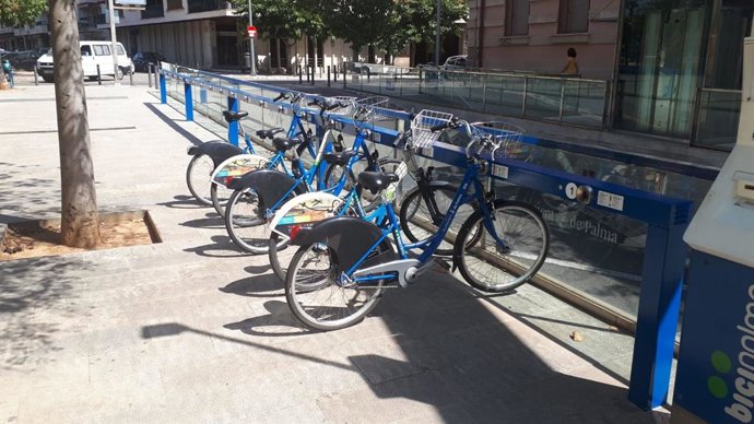 Archivo - Bicicletas en Bicipalma, SMAP,  movilidad