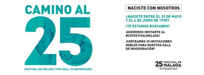 El Festival de cine de Málaga cumple 25 años y busca a los jóvenes que nacieron durante los días de su primera edición