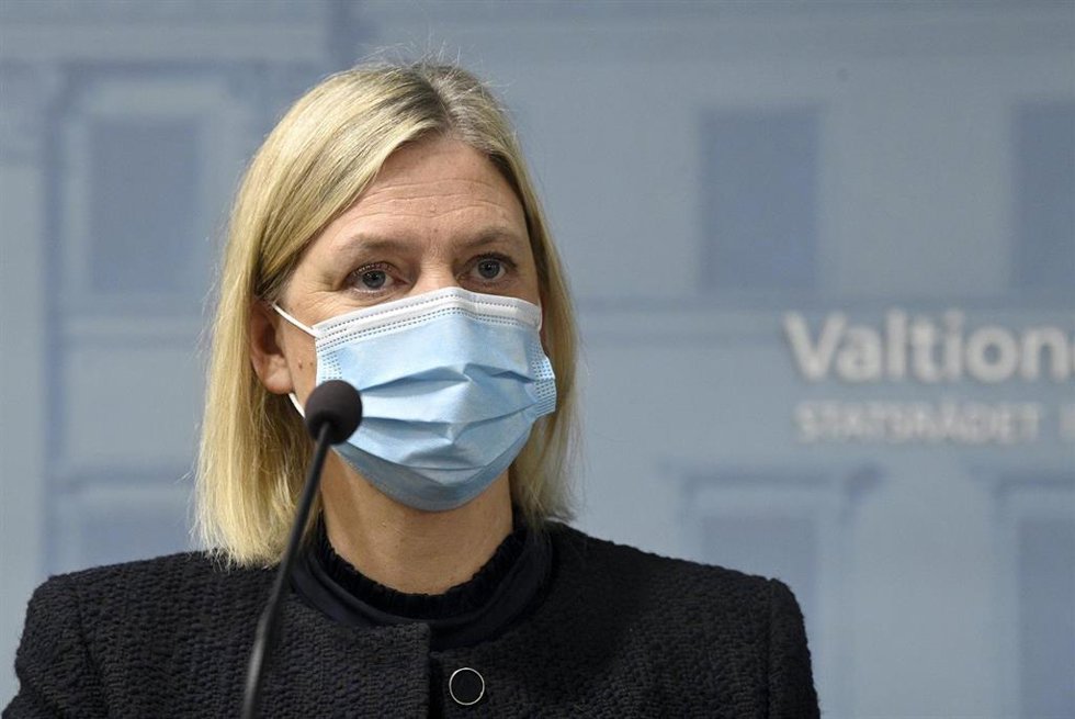 Archivo - La primera ministra de Suecia, Magdalena Andersson
