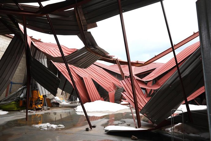 La borrasca 'Gloria' causó numerosos destrozos en Aragón