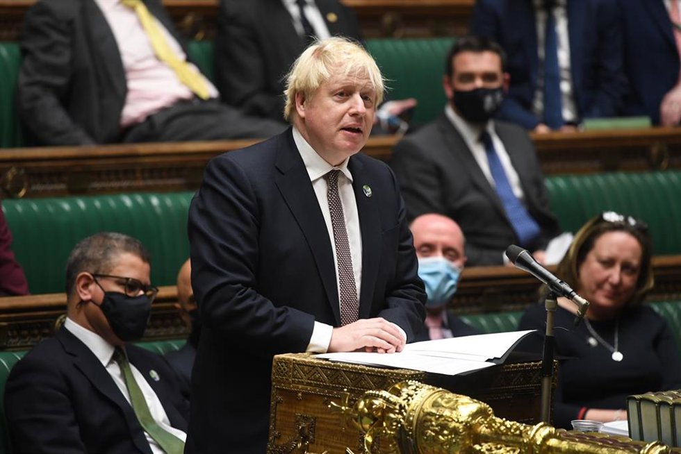 Archivo - Boris Johnson habla en la Cámara de los Comunes