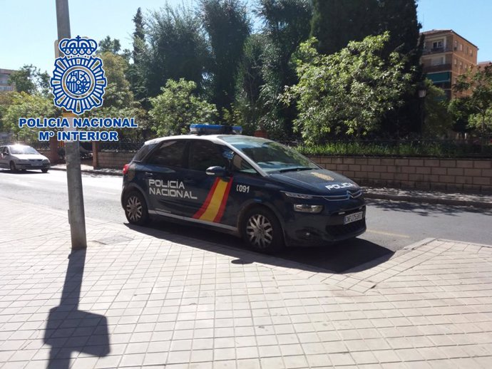 Coche patrulla de Policía Nacional