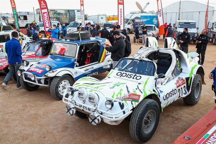 Archivo - Vehículos de la categoría Dakar Classic