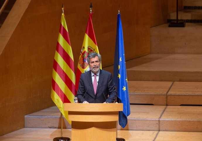 Archivo - Arxiu - El president del Tribunal Suprem i del Consell General del Poder Judicial (CGPJ), Carlos Lesmes