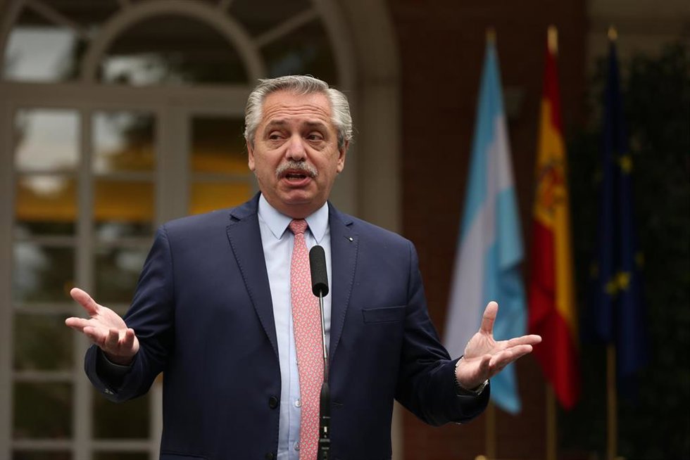 Archivo - El presidente de la República Argentina, Alberto Fernández