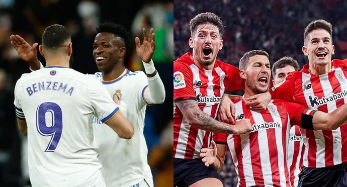 Archivo - Real Madrid y Athletic Club