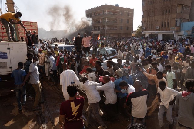 Protestas contra las autoridades militares en Sudán