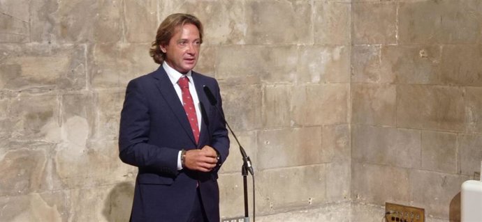 El diputado y portavoz de Vox-Actúa Baleares, Jorge Campos.