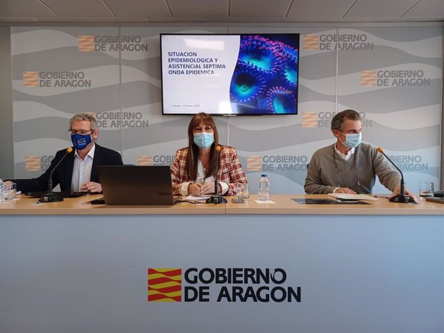 Los responsables sanitarios de Aragón dan cuenta de la situación de la séptima ola de la pandemia del coronavirus.