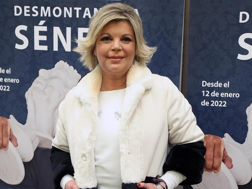 Terelu Campos hace unos días en el estreno de la obra de teatro de Jorge Javier Vázquez