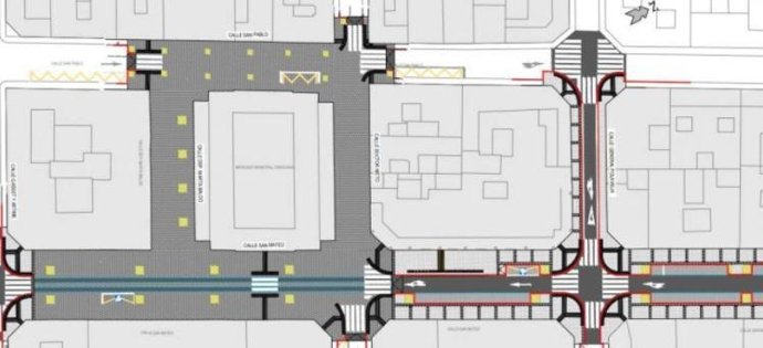 Urbanismo prevé iniciar las obras entre Plaza Manila y Plaza Pio XII antes de finalizar enero