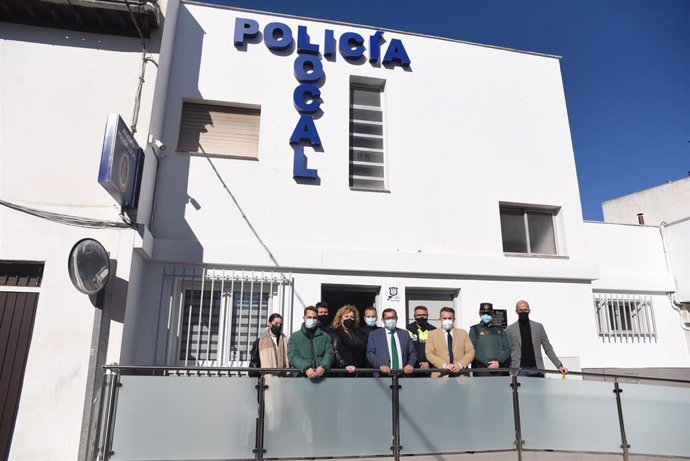 Inauguración de las dependencias de la Policía Local de Alfacar (Granada).