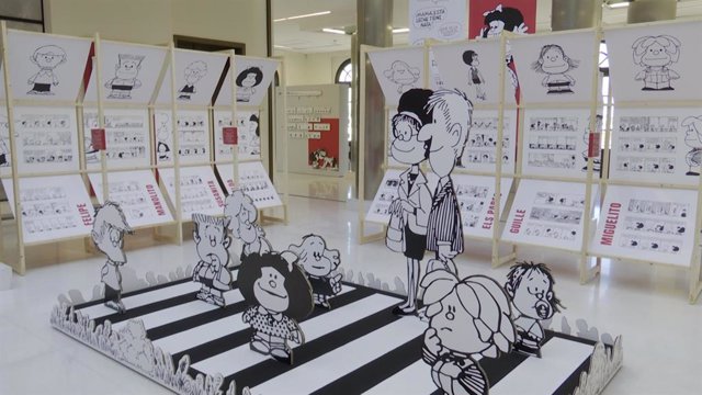 La exposición 'Quino. Mafalda y mucho más' 