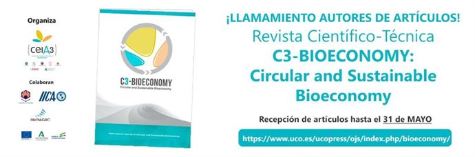 La revista internacional 'C3-Bioeconomy' abre el llamamiento para su tercer número.