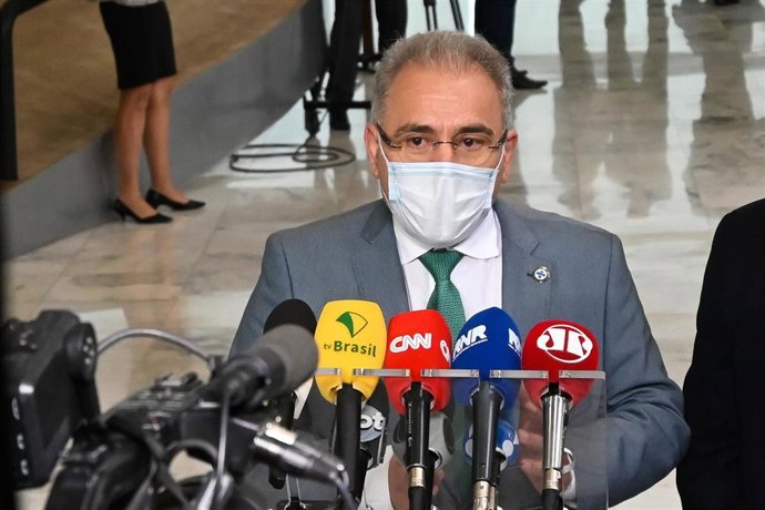 Archivo - El ministro de Salud de Brasil, Marcelo Queiroga.