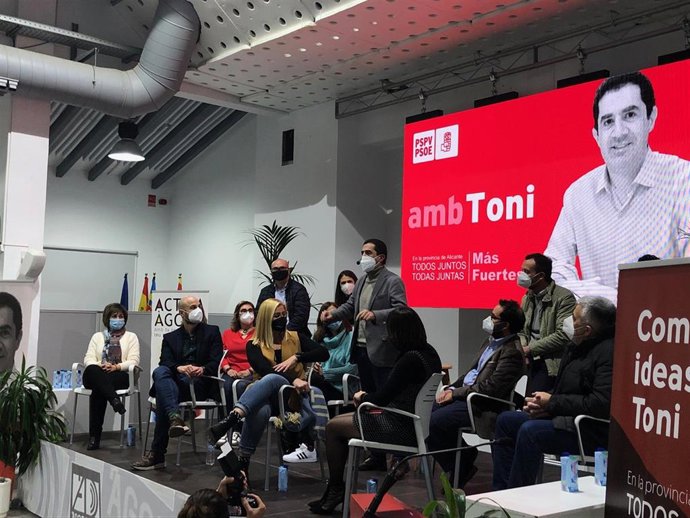 ACto de cierre de campaña de Toni Francés