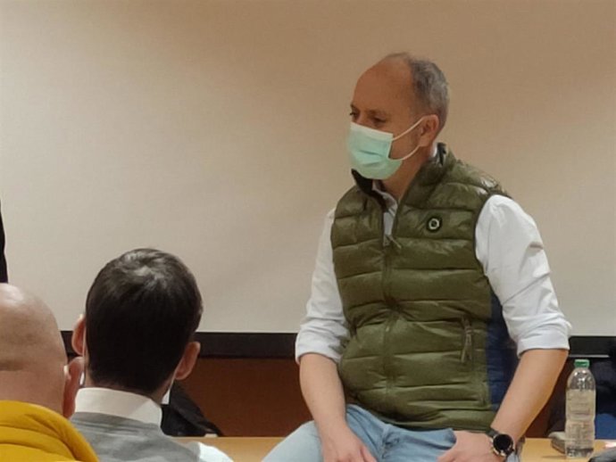 El actual secretario provincial del PSOE de Pontevedra y candidato a la reelección, David Regades