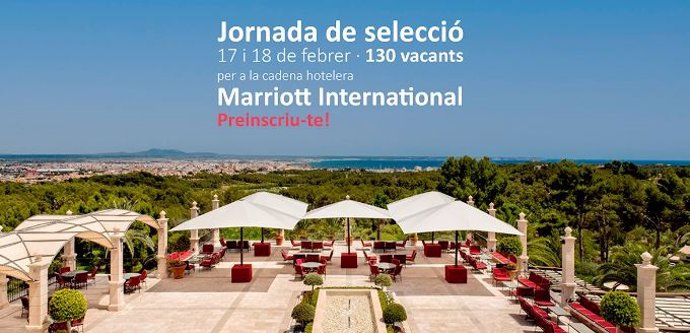 PalmaActiva organiza una jornada de selección para la cadena hotel Marriott Int. Y Son Vida Golf de 130 empleos.