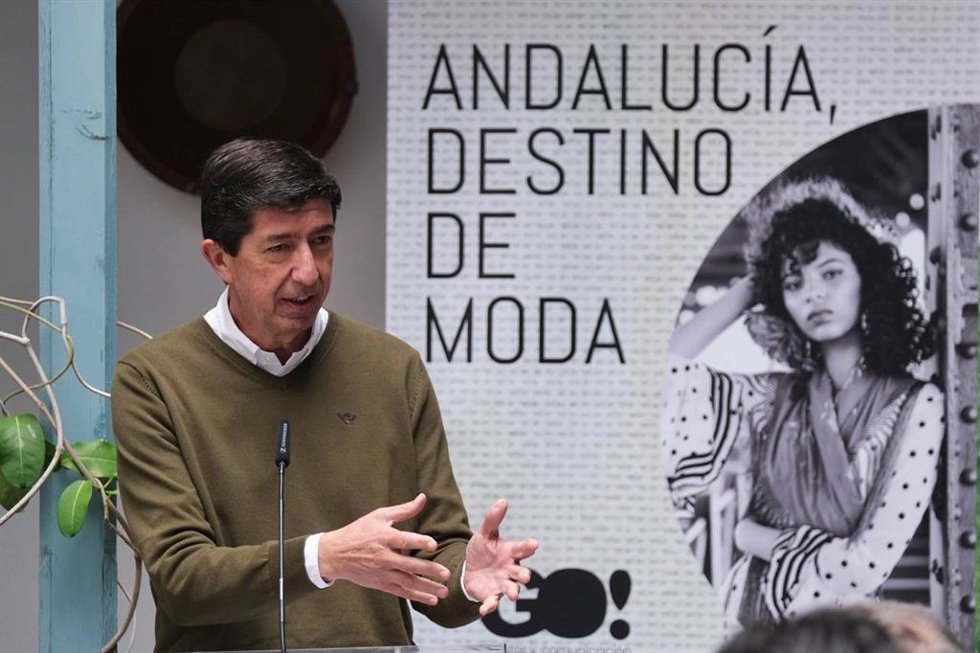 El vicepresidente de la Junta de Andalucía y consejero de Turismo, Regeneración, Justicia y Administración Local, Juan Marín