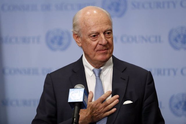 Archivo - El enviado de la ONU para el Sáhara Occidental, Staffan de Mistura