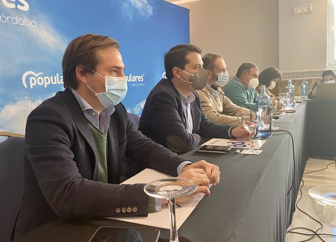 Reunión del Consejo de alcaldes del PP de Córdoba.