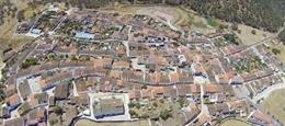 Imagen aérea de Hinojales (Huelva), municipio andaluz con mayor tasa Covid a 16 de enero de 2022