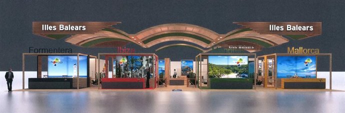 Stand de Baleares en Fitur.