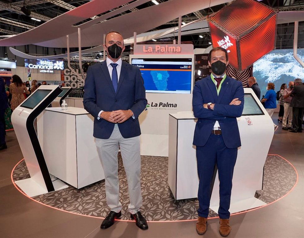 El Cabildo de La Palma busca reforzar la conectividad en Fitur como parte fundamental de la recuperación de La Palma