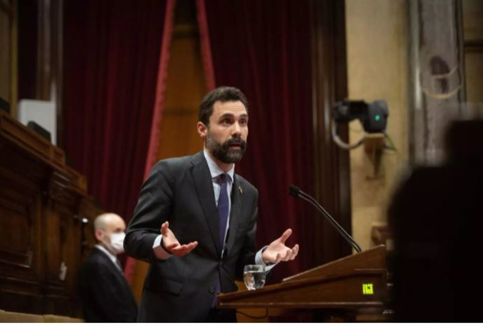 El conseller de Empresa y Trabajo de la Generalitat de Catalunya, Roger Torrent