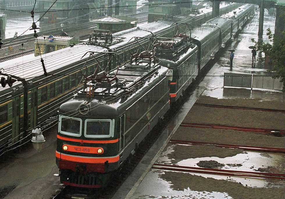 Imagen de archivo de un tren norcoreano