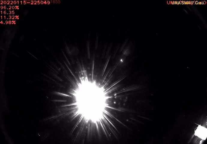 La Red De La UMA Y De La Sociedad De Astronomía Detecta La Posible Caída De Un Meteorito En Huesca