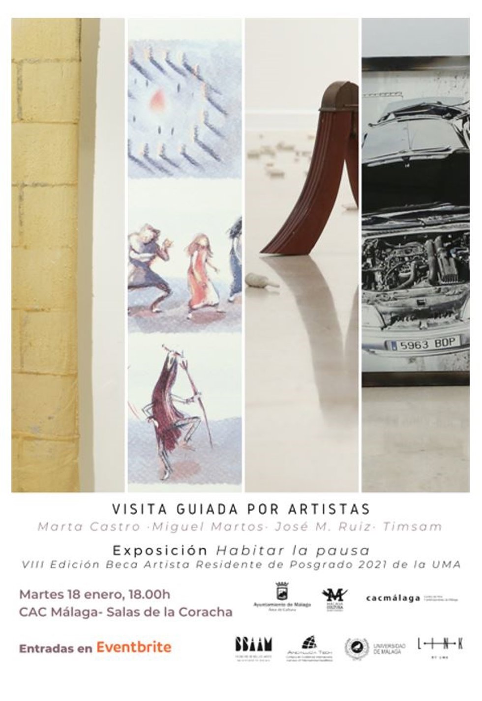 Visita comentada con los artistas de 'Habitar la pausa', exposición en el CAC