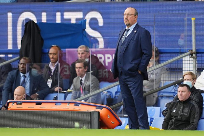 Archivo - Everton manager Rafael Benitez during the English championship Premier League football match between Everton and West Ham United on October 17, 2021 at Goodison Park in Liverpool, England - Photo Terry Donnelly / Colorsport / DPPI