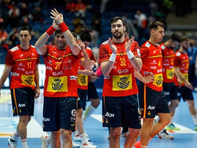 Archivo - Selección española masculina de balonmano