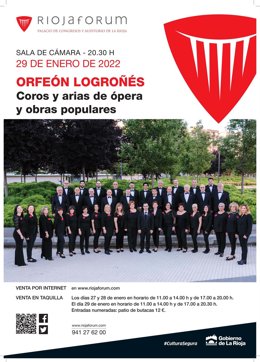 El Orfeón Logroñés presenta el espectáculo 'Coros y arias de ópera y obras populares'