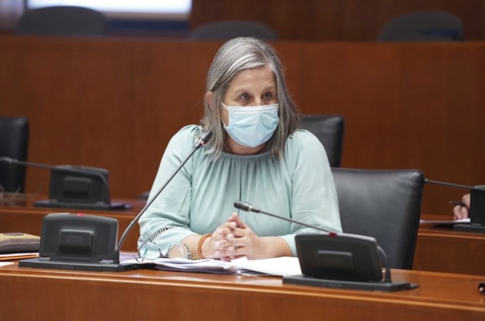 Archivo - La diputada de Ciudadnos en las Cortes de Aragón, Beatriz García.