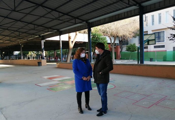 Visita a las obras del CEIP Valdés Leal
