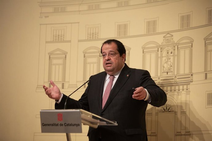 Archivo - Arxiu - Joan Ignasi Elena, conseller d'Interior de la Generalitat