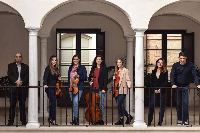 Cuatro jóvenes músicas conforman el Cuarteto Carmen Thyssen, que nace para seguir promoviendo la cultura en Málaga