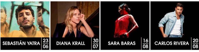 Sebastián Yatra, Diana Krall, Sara Baras y Carlos Rivera se suman al cartel de Starlite
