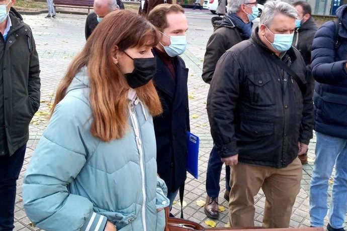 Archivo - La portavoz socialista en el Ayuntamiento de Pamplona, Maite Esporrín.