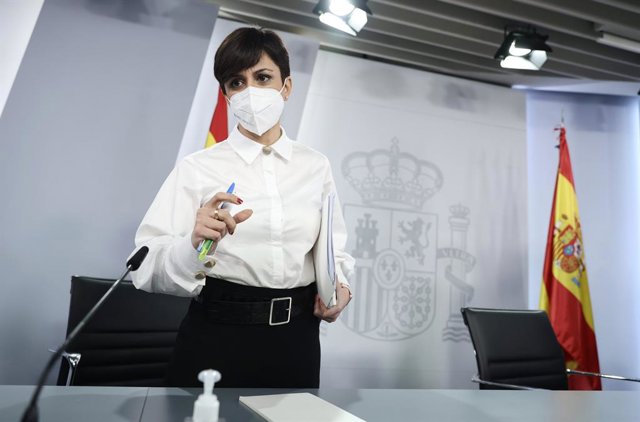 Arxiu - La ministra de Política Territorial i portaveu del Govern central, Isabel Rodríguez