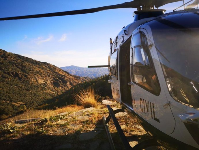 Helicóptero del Servicio de Montaña de la Guardia Civil, en imagen de archivo