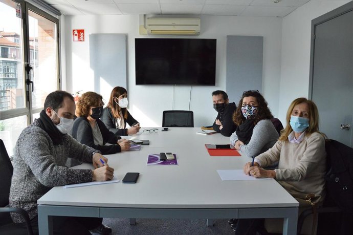 Reunión de Podemos Ahal Dugo y CCOO Euskadi