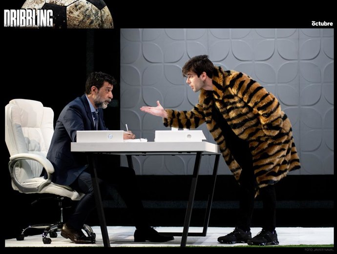 Archivo - Los actores Nacho Fresneda y Álvaro Rico, en el thriller 'Dribbling'